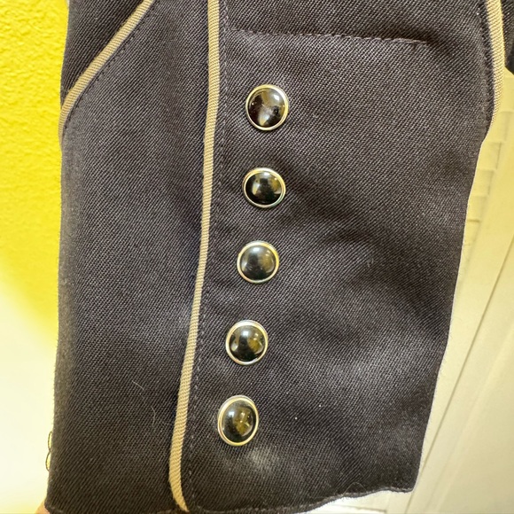 Rocky Black Shirt with Red Roses and Gold Vines - Picture 5 of 7